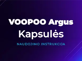 VOOPOO Argus kapsulės